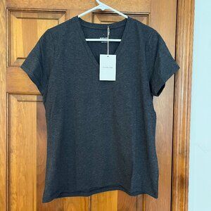 NWT Everlane Heather Gray V-neck T-shirt